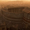 CGI reconstruction of the Theatre of Pompey in Ancient Rome
