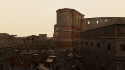 CGI reconstruction of the Theatre of Pompey in Ancient Rome