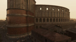 CGI reconstruction of the Theatre of Pompey in Ancient Rome