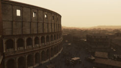 CGI reconstruction of the Theatre of Pompey in Ancient Rome