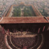 CGI reconstruction of the Theatre of Pompey in Ancient Rome