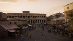 CGI reconstruction of the Forum in Ancient Republic Rome