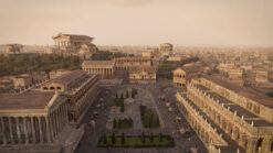 CGI reconstruction of the Forum in Ancient Republic Rome