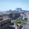 CGI reconstruction of the Forum in Ancient Republic Rome