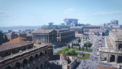 CGI reconstruction of the Forum in Ancient Republic Rome