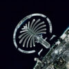 Satellite timelapse footage of The Palm Jumeirah