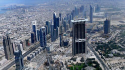 Satellite Timelapse footage of Dubai developing