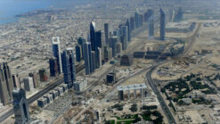 Satellite Timelapse footage of Dubai developing