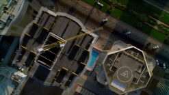 Timelapse footage of a building in Dubai being constructed