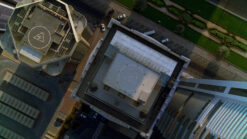 Timelapse footage of a building in Dubai being constructed