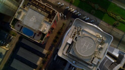 Timelapse footage of a building in Dubai being constructed