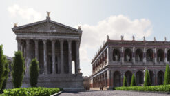 Sunrise over Ancient Rome