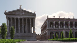 Sunrise over Ancient Rome